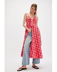 Free People - Via Midi Dress - Lyst