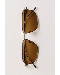 Eddera - Giovanna Metal Aviator Sunglasses - Lyst
