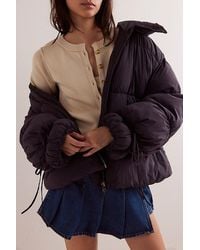 Free People - Solid Cotton Candy Puffer - Lyst