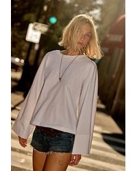 Free People - Atlas Dolman Long Sleeve Top - Lyst