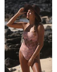 Acacia Swimwear - Mundaka One-piece Swimsuit At Free People In Gisele, Size: Small - Lyst