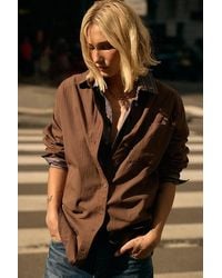 Free People - We The Free Lexi Striped Button Down Shirt - Lyst