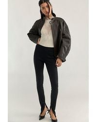 Free People - Kimmie Slim Knit Pull-On Pants - Lyst