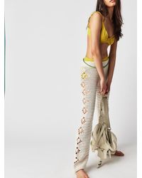 red and white cargo pants
