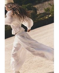 Free People - Moonflower Textured Pull-On Balloon Pants - Lyst