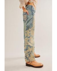 Magnolia Pearl - Washed Denim Trousers At Free People In Blue - Lyst