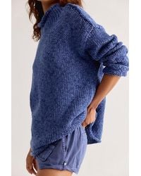 Free People - Opal Rollneck Knit Tunic - Lyst