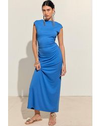 free-est - Good Feels Cap-Sleeve Maxi Dress By - Lyst