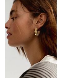 Free People - Zuzu Hoop Earrings - Lyst