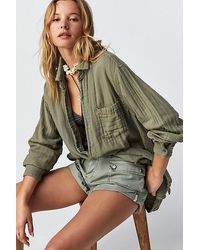 CP Shades - Marella Double Cloth Buttondown Shirt At Free People In Ivy League, Size: Small - Lyst
