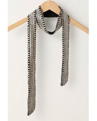 Free People - Billie Embellished Skinny Scarf - Lyst