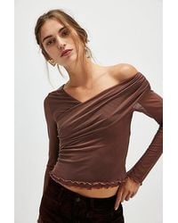 Free People - Zoe Knit Top - Lyst