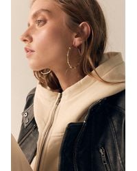 Free People - Claire Plated Hoops - Lyst