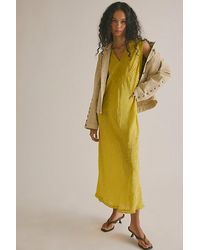 Intimately By Free People - Me & You Satin Midi Slip Dress - Lyst