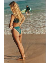 free-est - Dylan Lurex High-Waisted Bikini Bottoms - Lyst