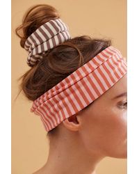 Free People - Super Wide Stripe Soft Headband - Lyst