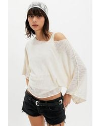 Free People - Amber Breeze Off-The-Shoulder Sweater - Lyst