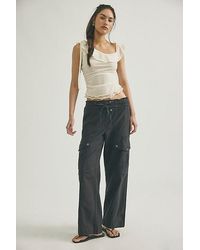 Free People - We The Free Park Ave Pull-On Cargo Pants - Lyst