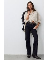 Free People - Luna Mid-Rise Straight Jeans - Lyst