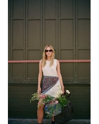 Free People - Full Of Sunshine Cotton-linen Mini - Lyst