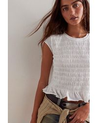 Free People - Sylvie Tee - Lyst