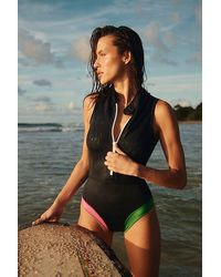 Cynthia Rowley - Byron Surf Suit At Free People In Black, Size: Small - Lyst
