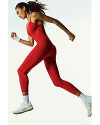 Fp Movement Side To Side Performance Onesie - Red