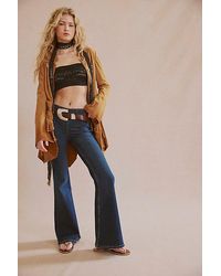Free People - We The Free Keira Pull-On Flare Jeans - Lyst