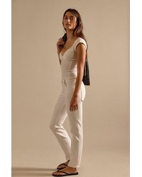 Free People - Oracle Low-Rise Slim Straight Jeans - Lyst