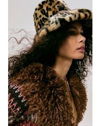 Anna Sui - Leopard Hat - Lyst