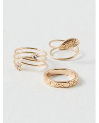 Free People For You Ring Set - Natural
