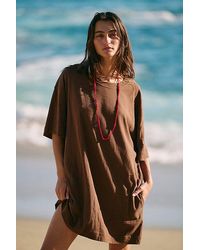 free-est - Essential Extreme Tee Mini Dress By - Lyst