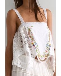 Free People - Chloe Embroidered Tank - Lyst