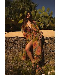 Matthew Williamson x Free People - Kantuta Long Sleeve Kaftan Jacket - Lyst