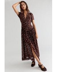 Free People - Falling Petals Maxi Dress - Lyst