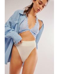 Free People - No Show Seamless High Rise Thong - Lyst