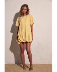 free-est - Shorebound Cotton-Jersey Mini Dress By - Lyst