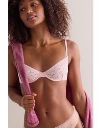 Intimately By Free People - Smooth Talking Lace Demi Underwire Bra By - Lyst