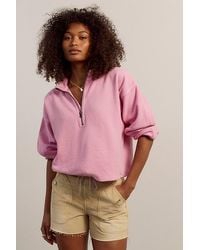 Free People - Celeste Quarter Zip Top - Lyst