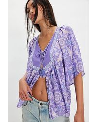 Spell - Sannah Short-Sleeve Top - Lyst