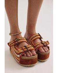 INTENTIONALLY ______ - Spring Breaker Flatform Sandals By - Lyst
