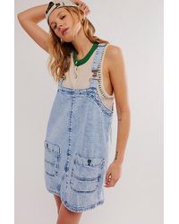 Free People - We The Free Overall Smock Mini Top - Lyst