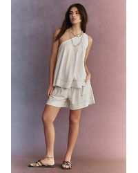 Free People - Strada One-Shoulder Short Set By - Lyst