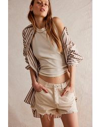 Free People - We The Free Now Or Never Denim Shorts - Lyst