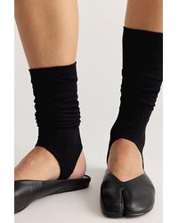 High Heel Jungle - Marine Opaque Stirrup Socks By - Lyst