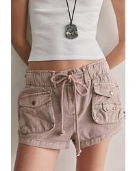 Free People - Waimea Slouchy Solid Shorts - Lyst