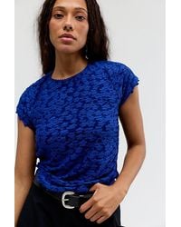 Free People - Anora Baby Tee - Lyst