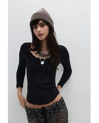 Intimately By Free People - Classic Keepsake Pointelle Long Sleeve By - Lyst