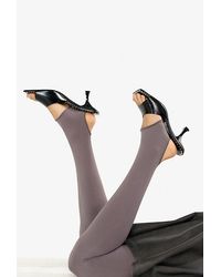 Free People - Lia Stirrup Tights - Lyst