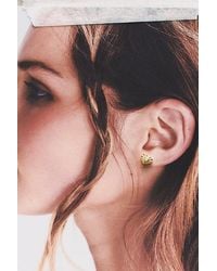 Local Eclectic - Heart Flatback Earrings - Lyst